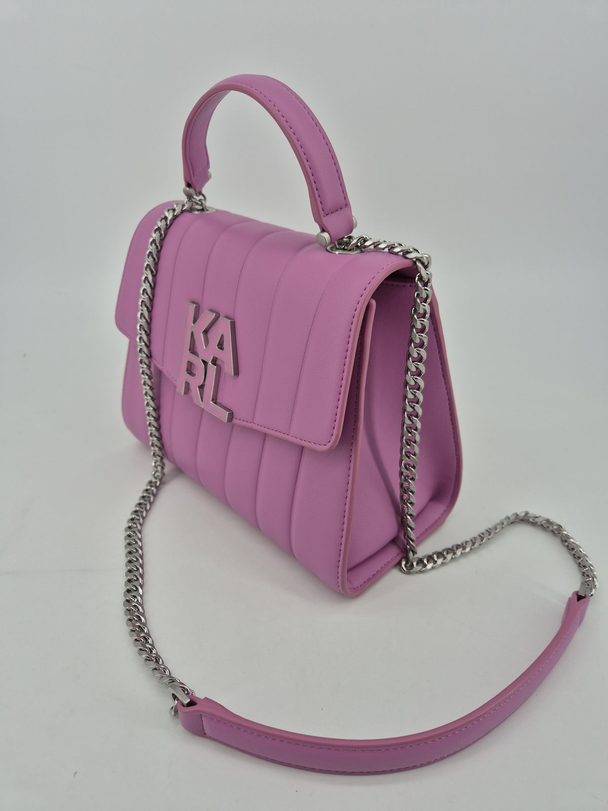 Top Handle Karl Logo mauve