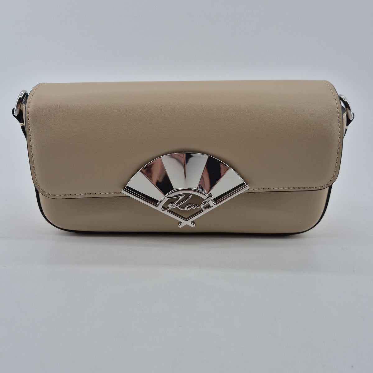 Crossbody Signature Fan beige