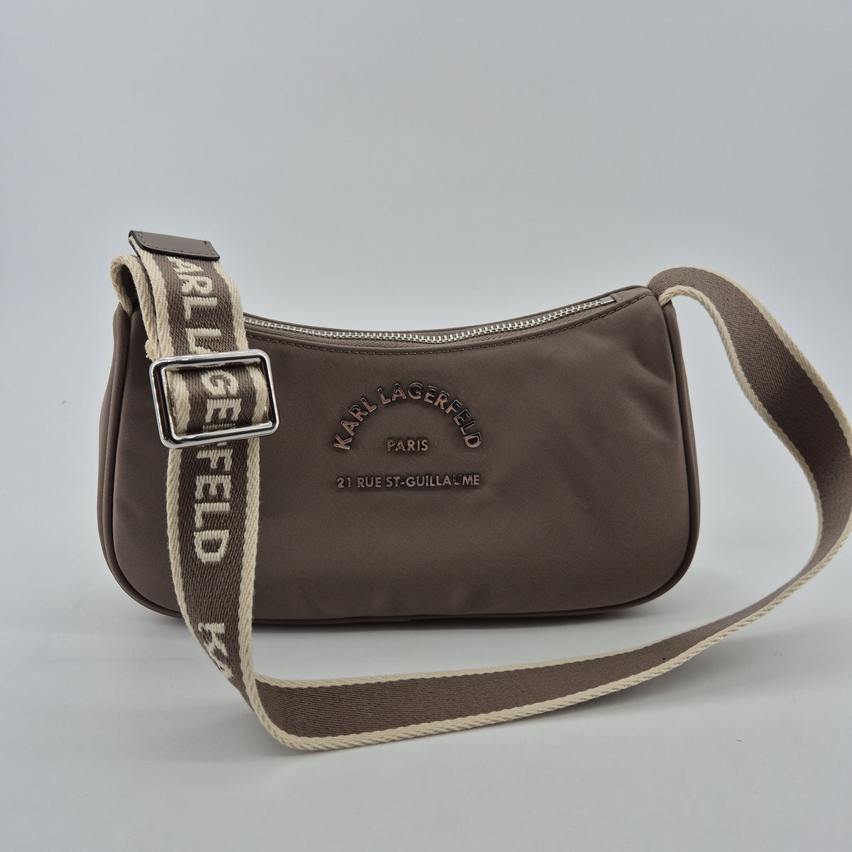 Shoulderbag RSG Metal Logo ash grey