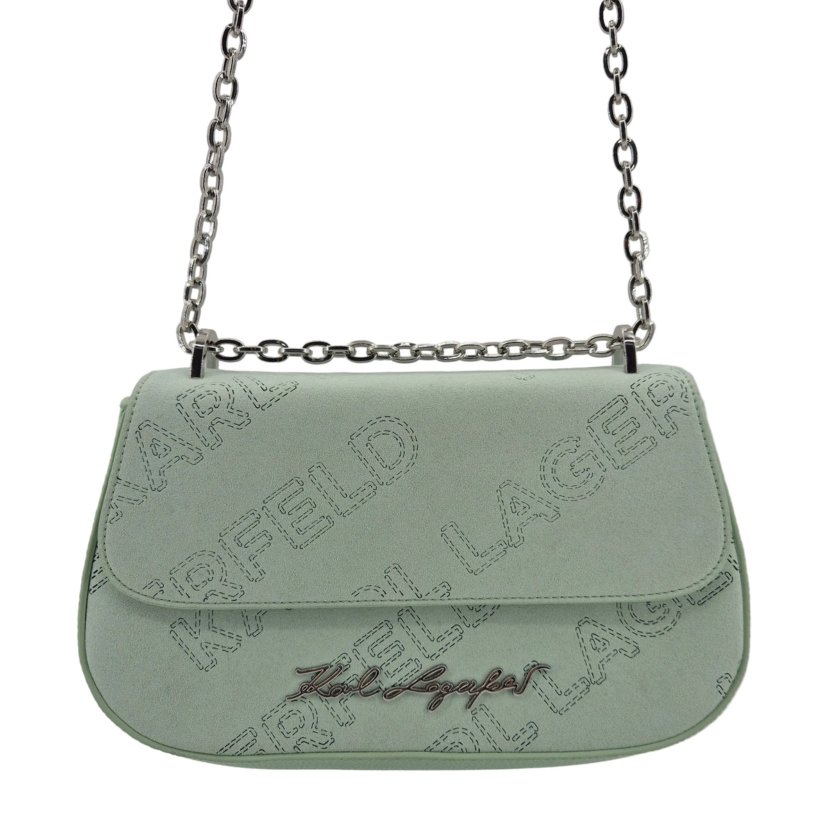 Shoulderbag K/Pebble Suede mint