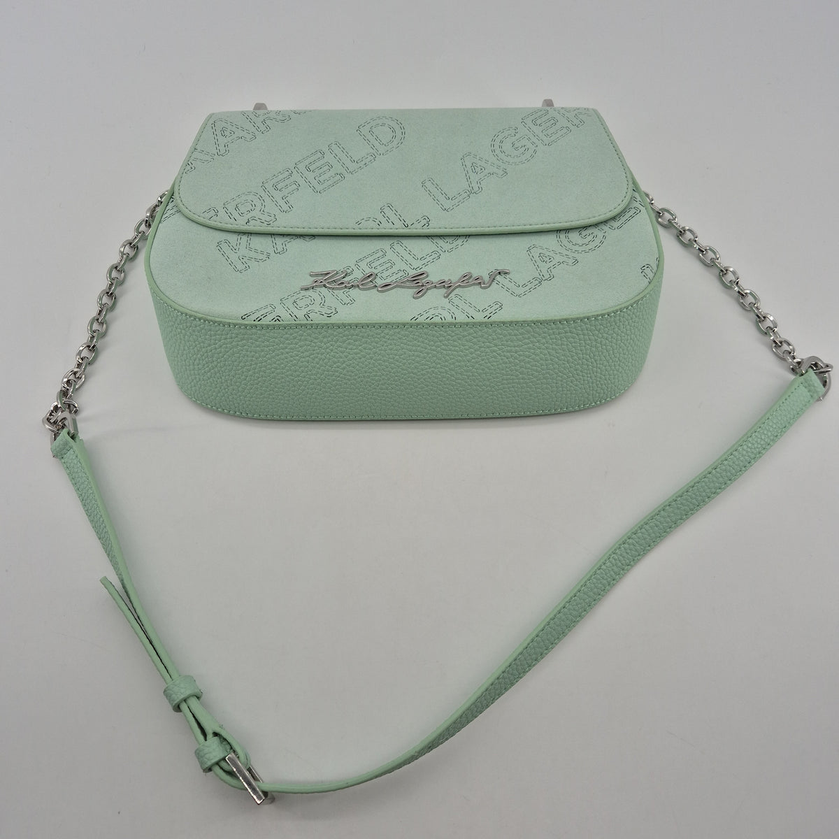 Shoulderbag K/Pebble Suede mint