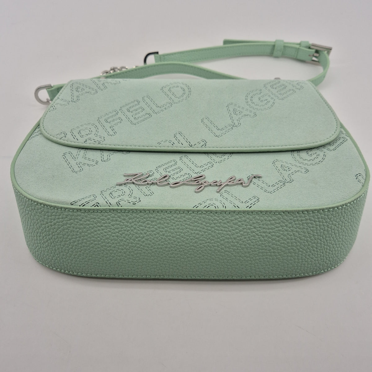 Shoulderbag K/Pebble Suede mint