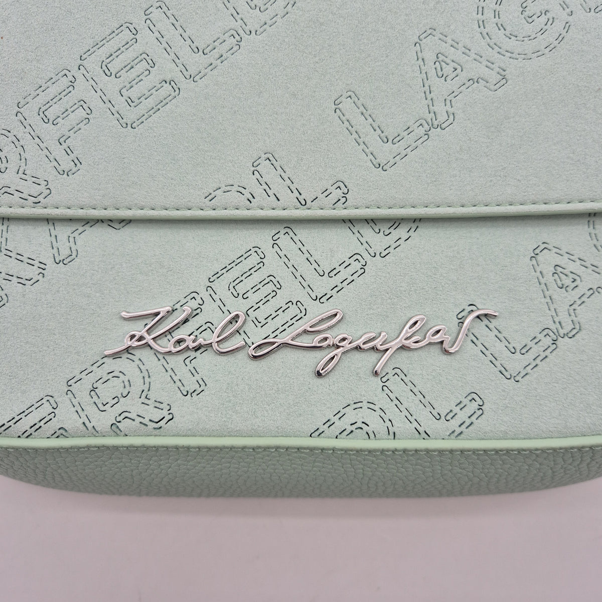 Shoulderbag K/Pebble Suede mint