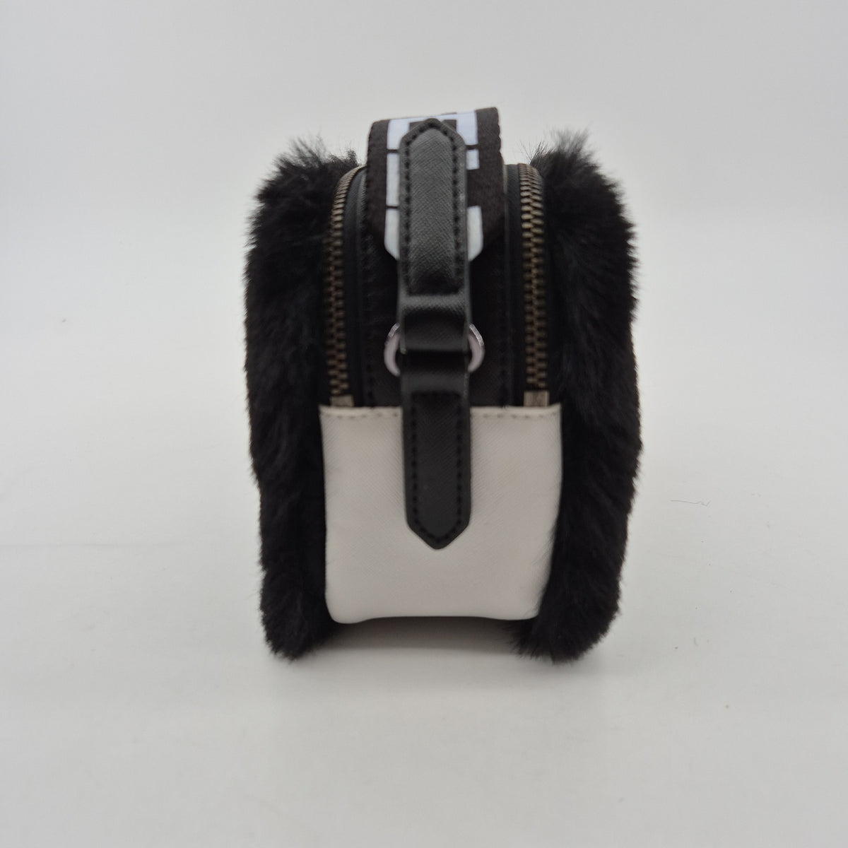 Shoulderbag Kids Faux-Fur black