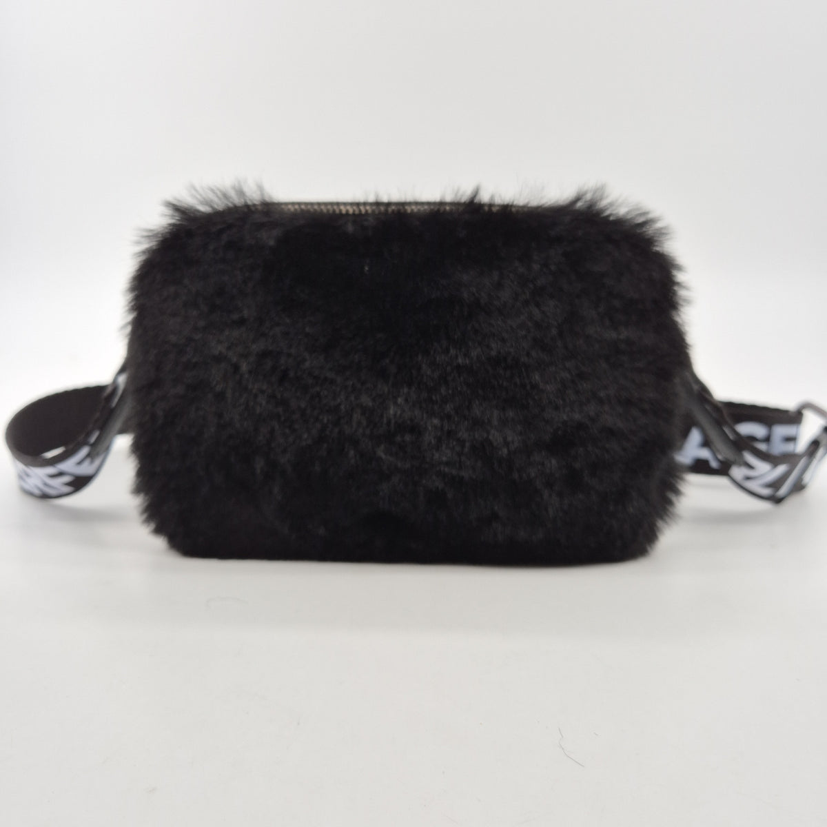 Shoulderbag Kids Faux-Fur black