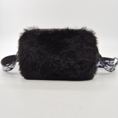 Shoulderbag Kids Faux-Fur black