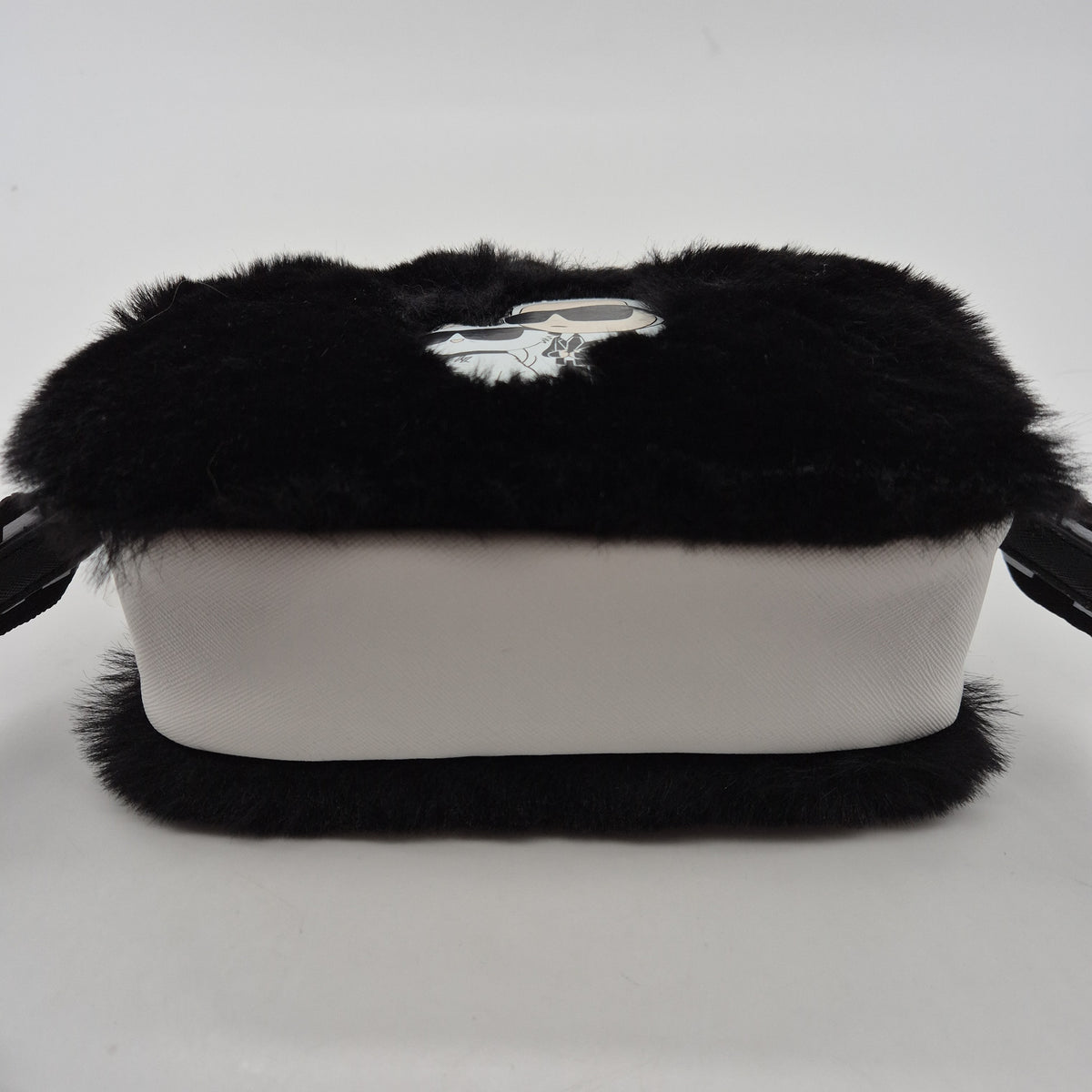 Shoulderbag Kids Faux-Fur black