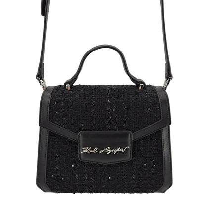 Top Handle Crossbody K/Arrow Boucle black