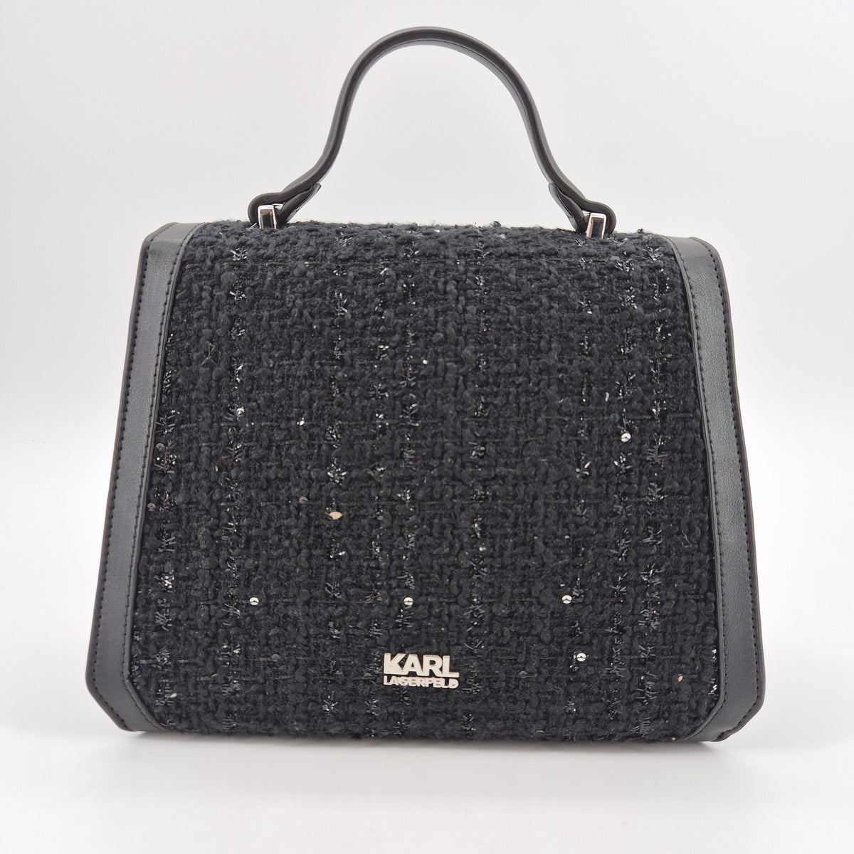 Top Handle Crossbody K/Arrow Boucle black