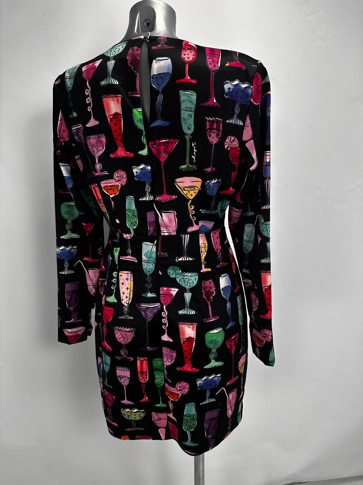 Margarita Print Dress - Black/Multi - EU 38
