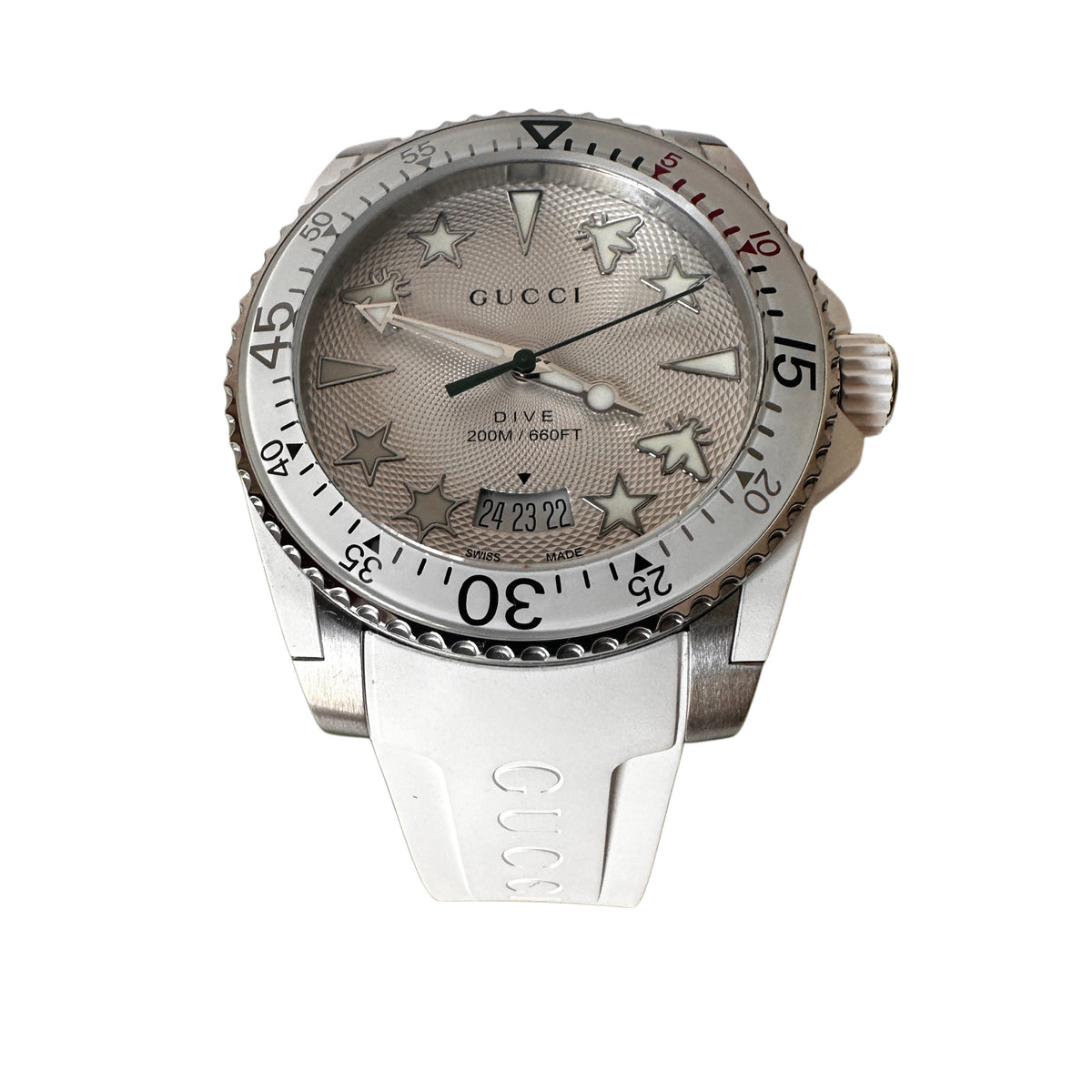 Gucci Dive Watch - White