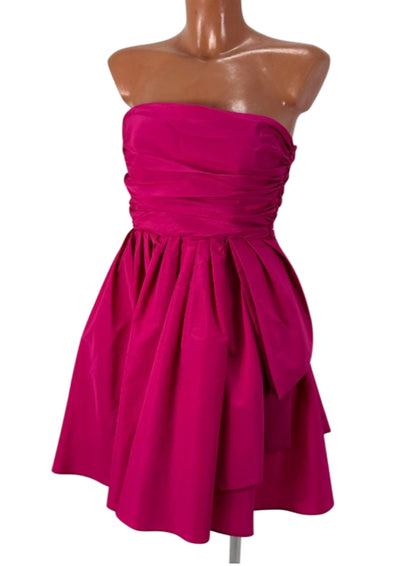 Fiamma Corset Dress - Magenta - S