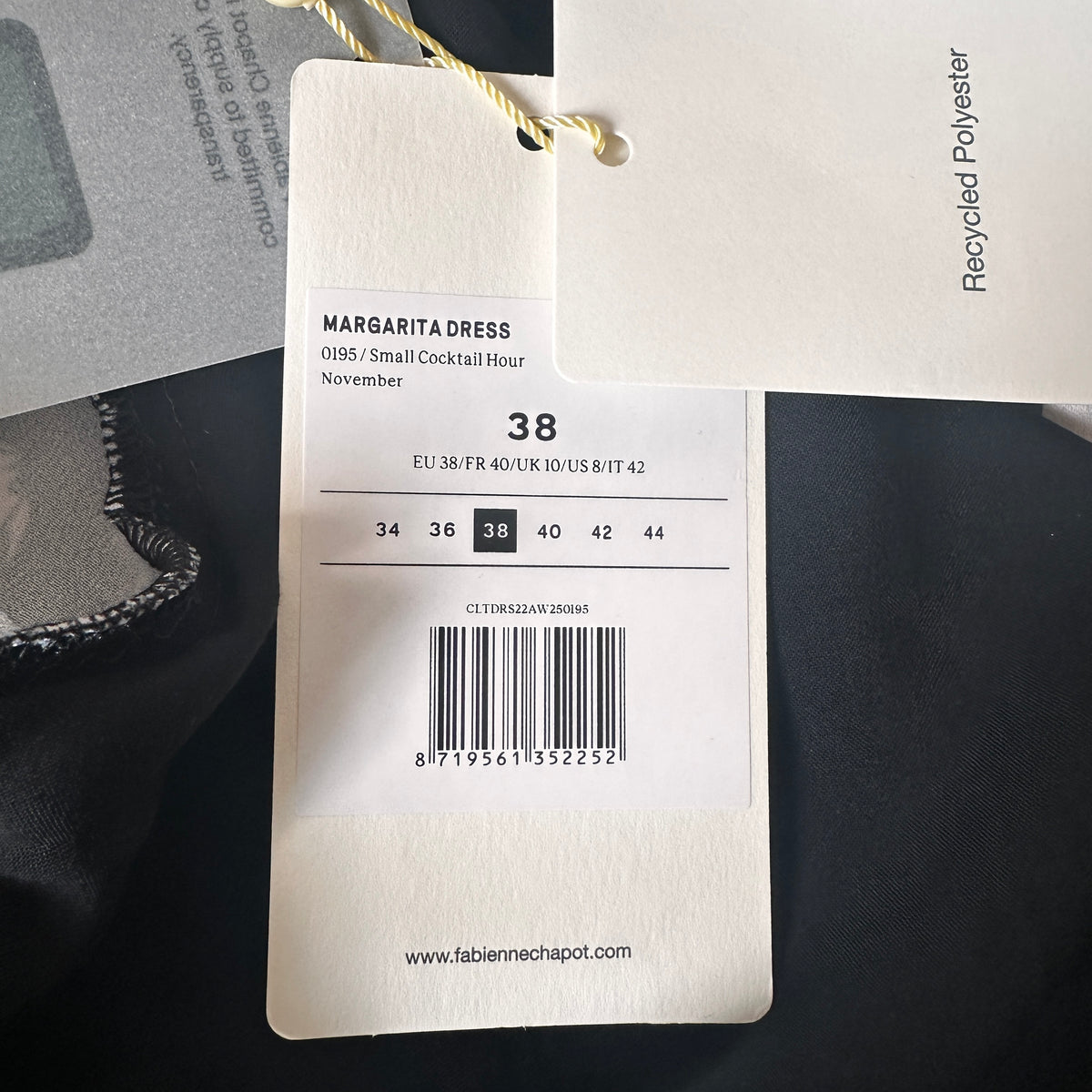 Margarita Print Dress - Black/Multi - EU 38