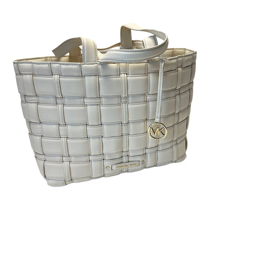 Ivy Shopper Tote - Light Cream/Gold