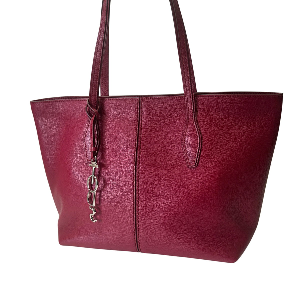 ANQ Shopping Zip Media - Burgundy