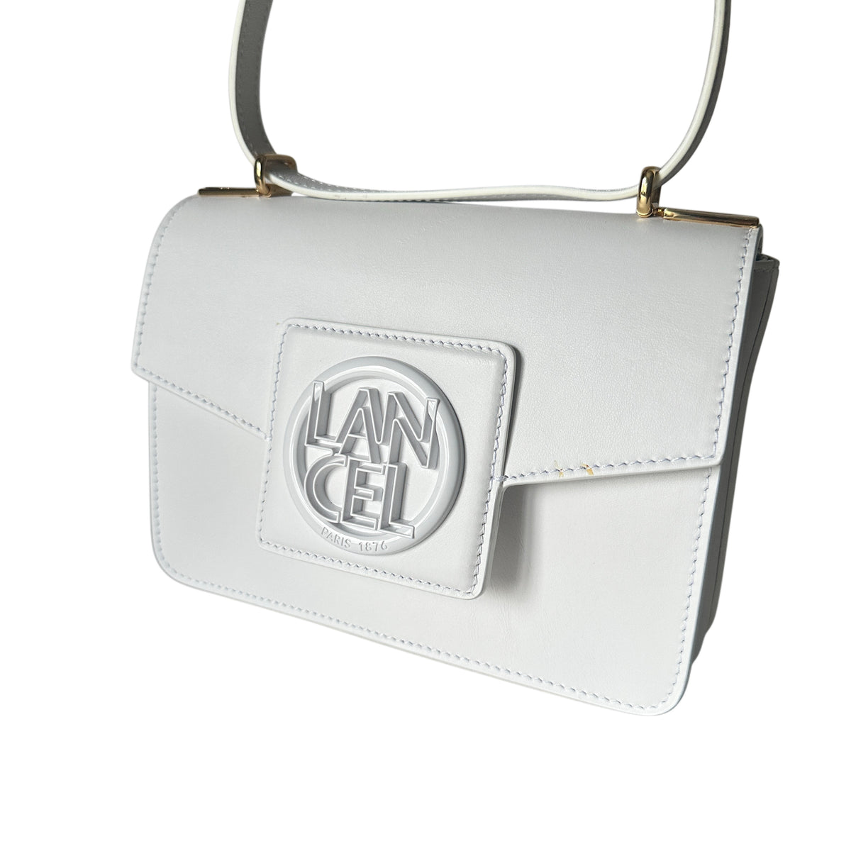 Roxane Crossbody Bag - Optic White/Gold