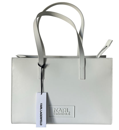 K/STONE Shiny Large Tote - Off White