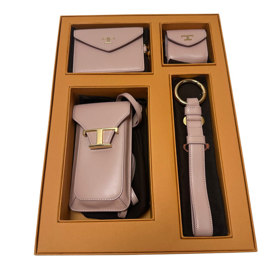 Tod's Leather Accessories Set - Pink