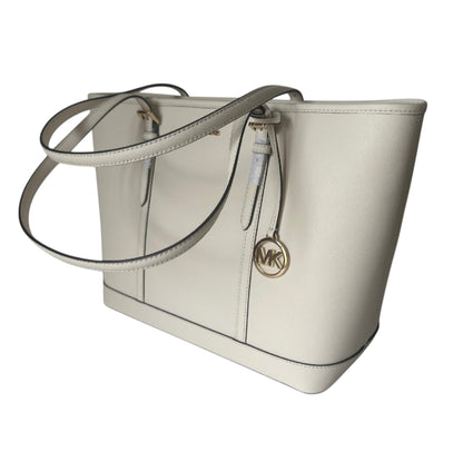 Jet Set Travel Large Shoulder Tote - Light Cream