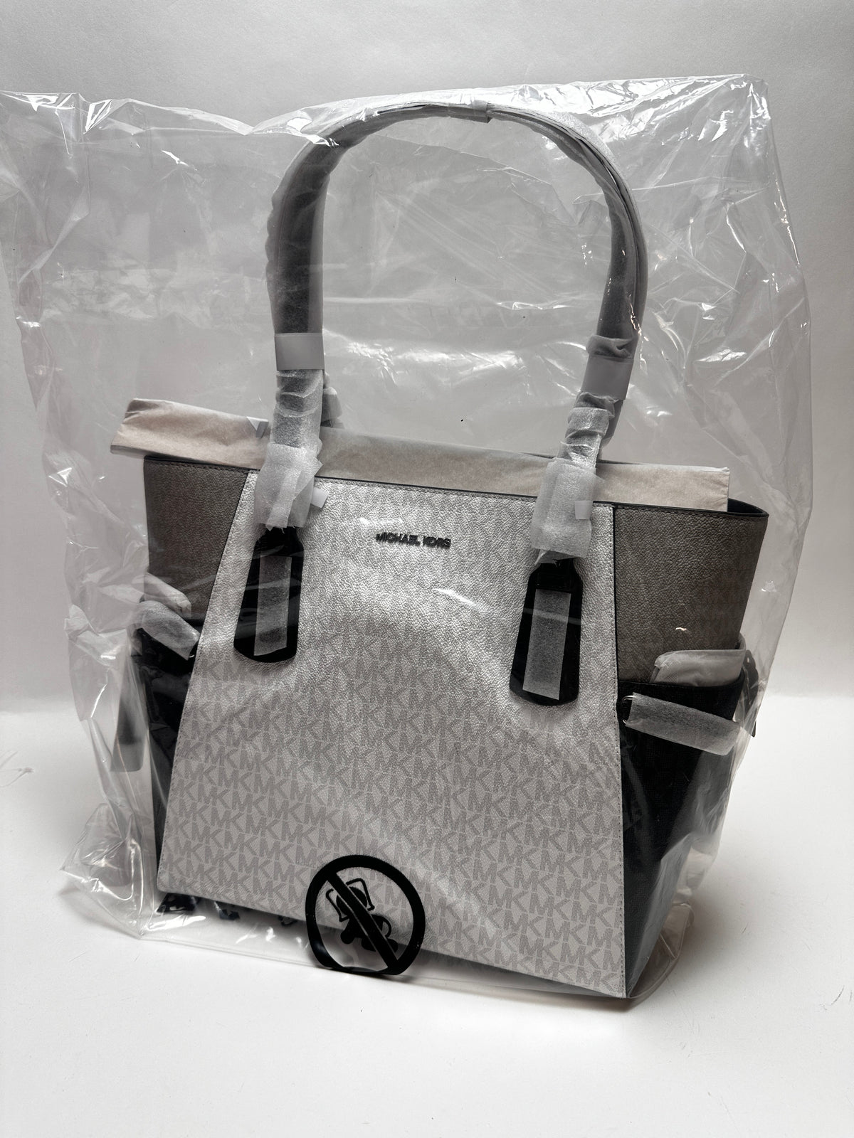 Voyager Large Tote - Optic White Multi