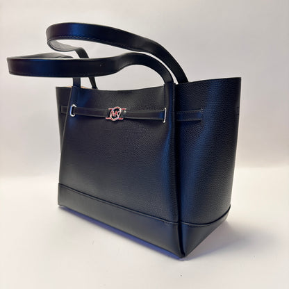 Reed - Large Belted Tote - Black