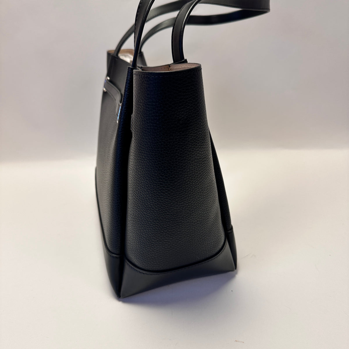 Reed - Large Belted Tote - Black