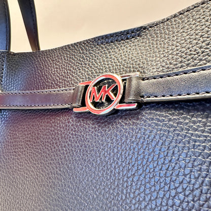 Reed - Large Belted Tote - Black