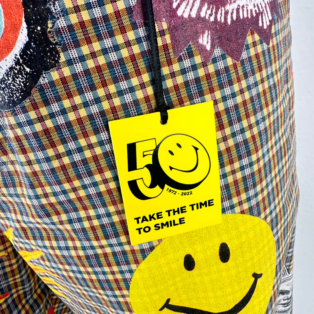 Plaid Smiley Shorts - Multicolor - IT 46