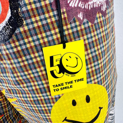 Plaid Smiley Shorts - Multicolor - IT 46