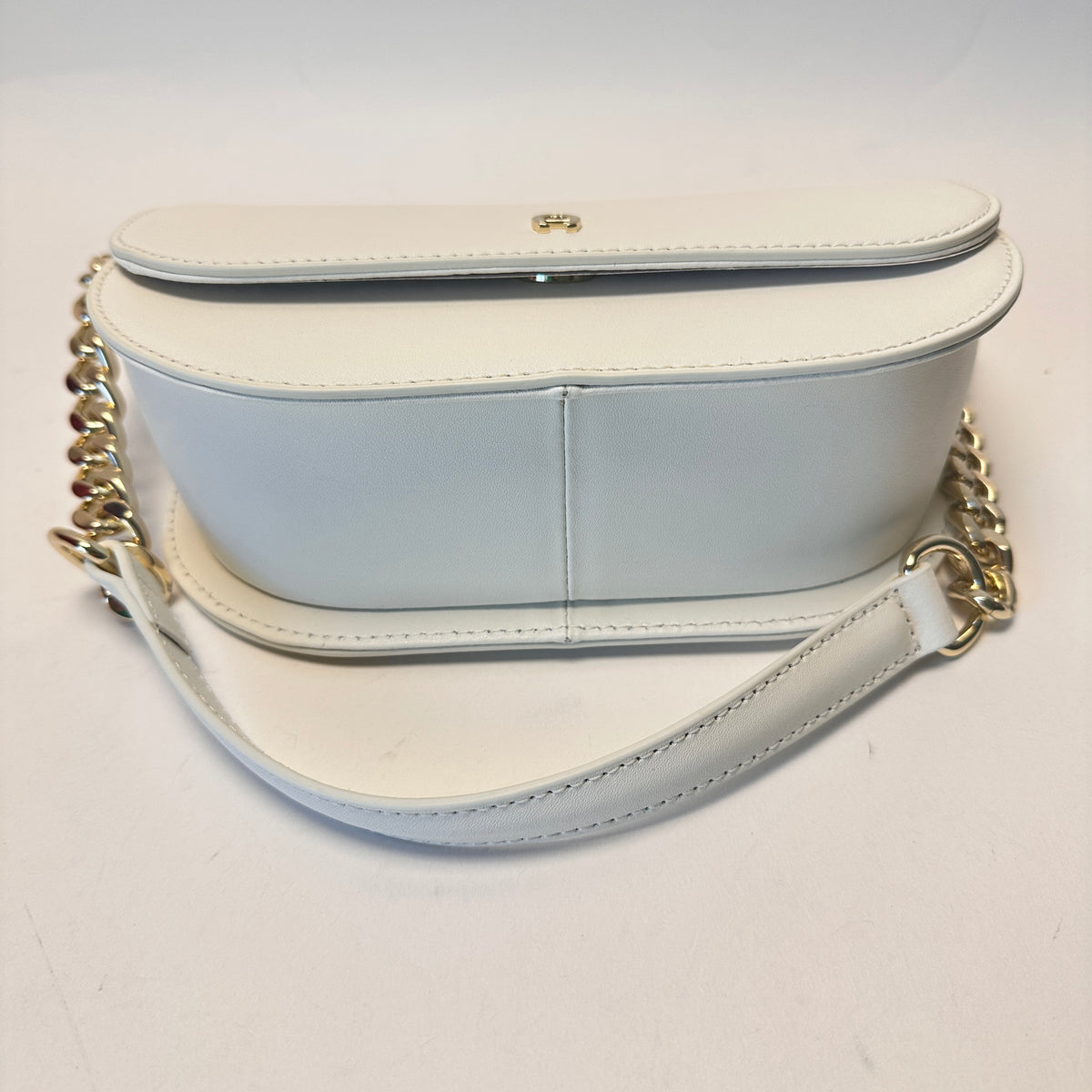 Camilla Crossbody Bag - White/Gold
