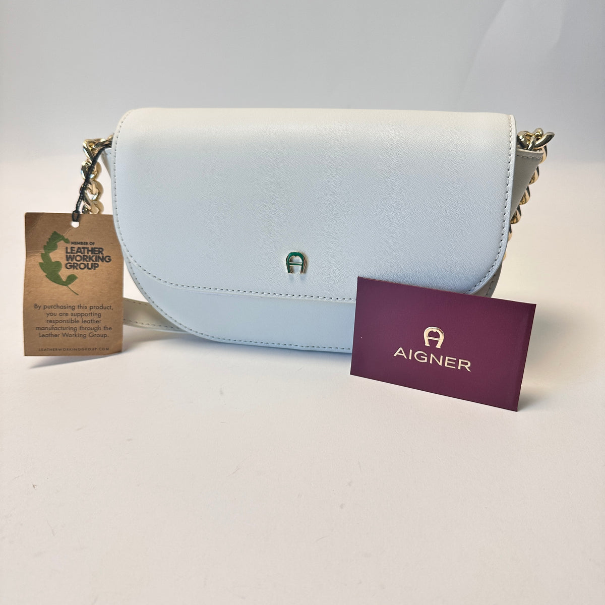 Camilla Crossbody Bag - White/Gold