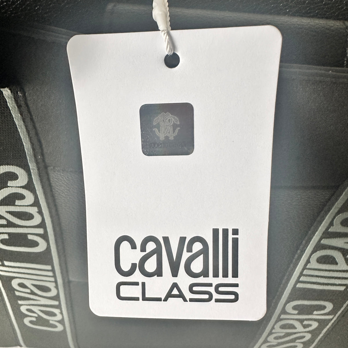 Cavalli Class Logo Shopper Tote - Black