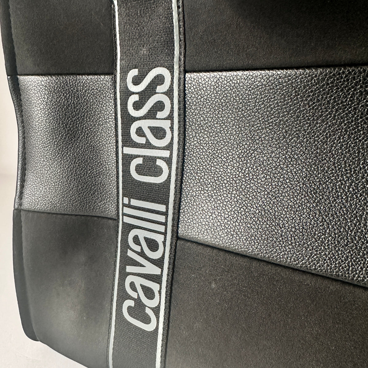 Cavalli Class Logo Shopper Tote - Black