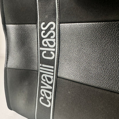 Cavalli Class Logo Shopper Tote - Black