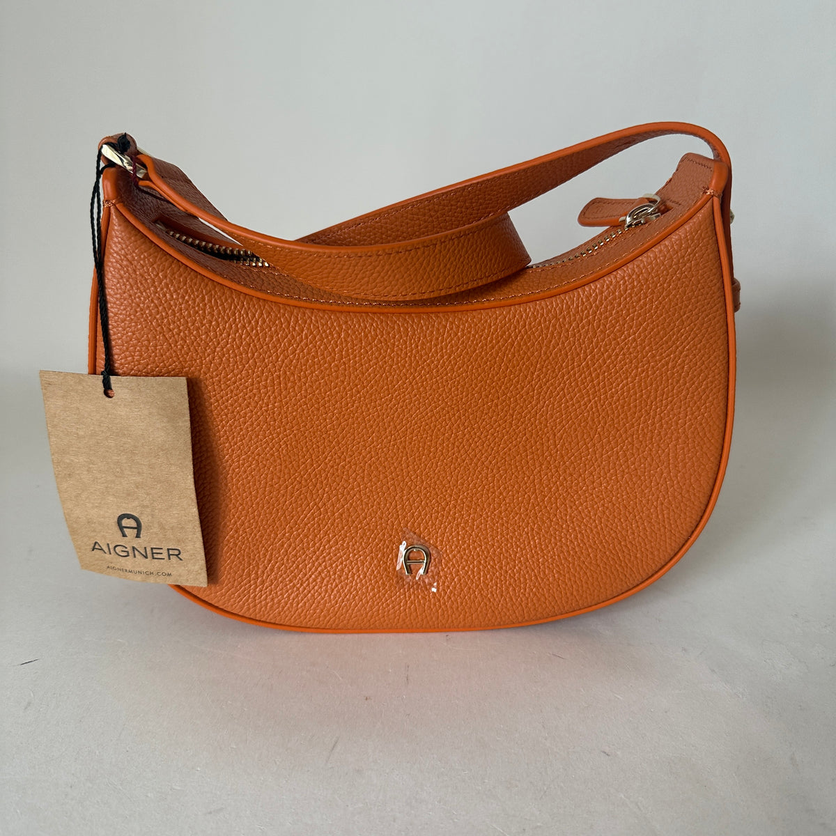 Hobo Crossbody Bag - Orange