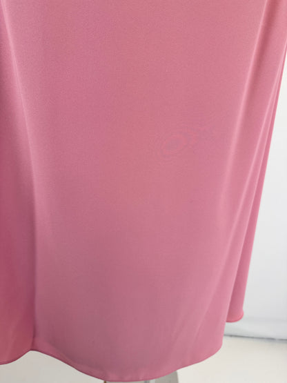 Cocktail Dress with Cape - Rose Mauve - S
