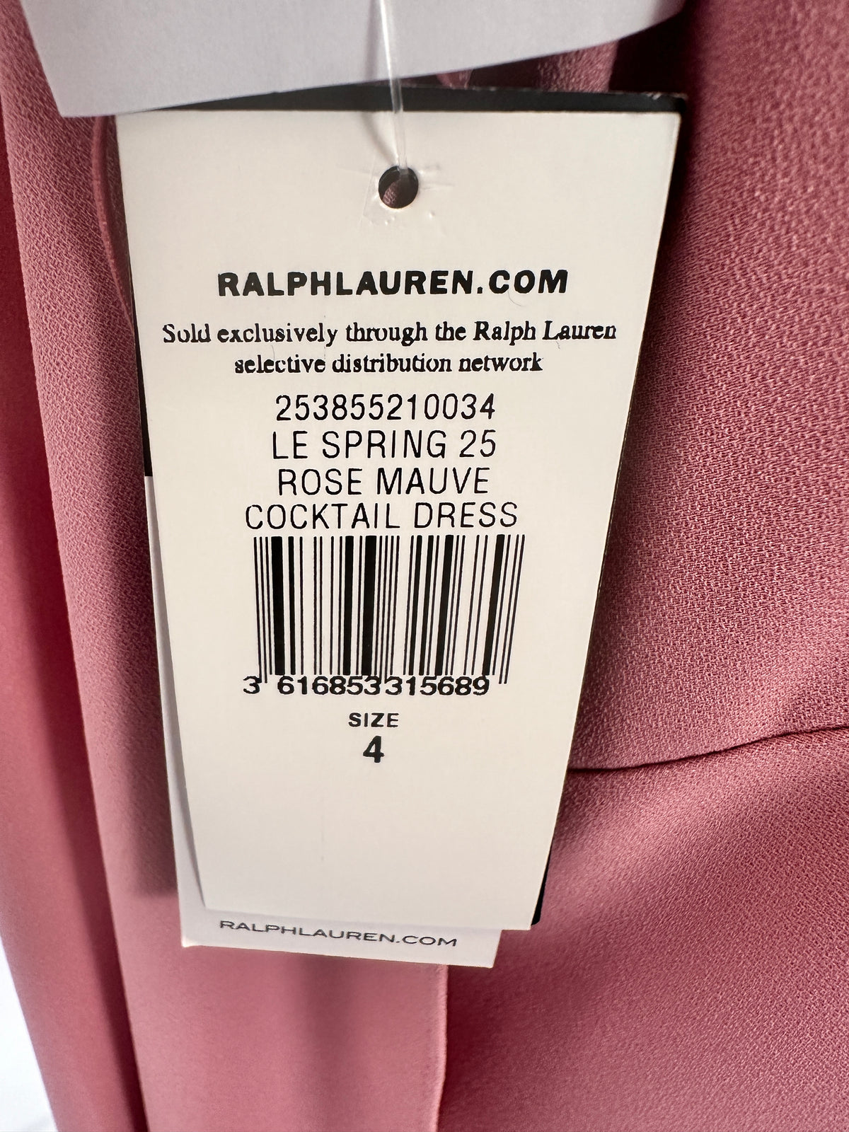 Cocktail Dress with Cape - Rose Mauve - S