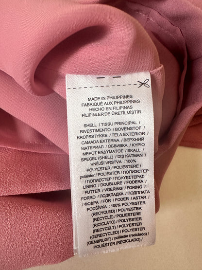 Cocktail Dress with Cape - Rose Mauve - S