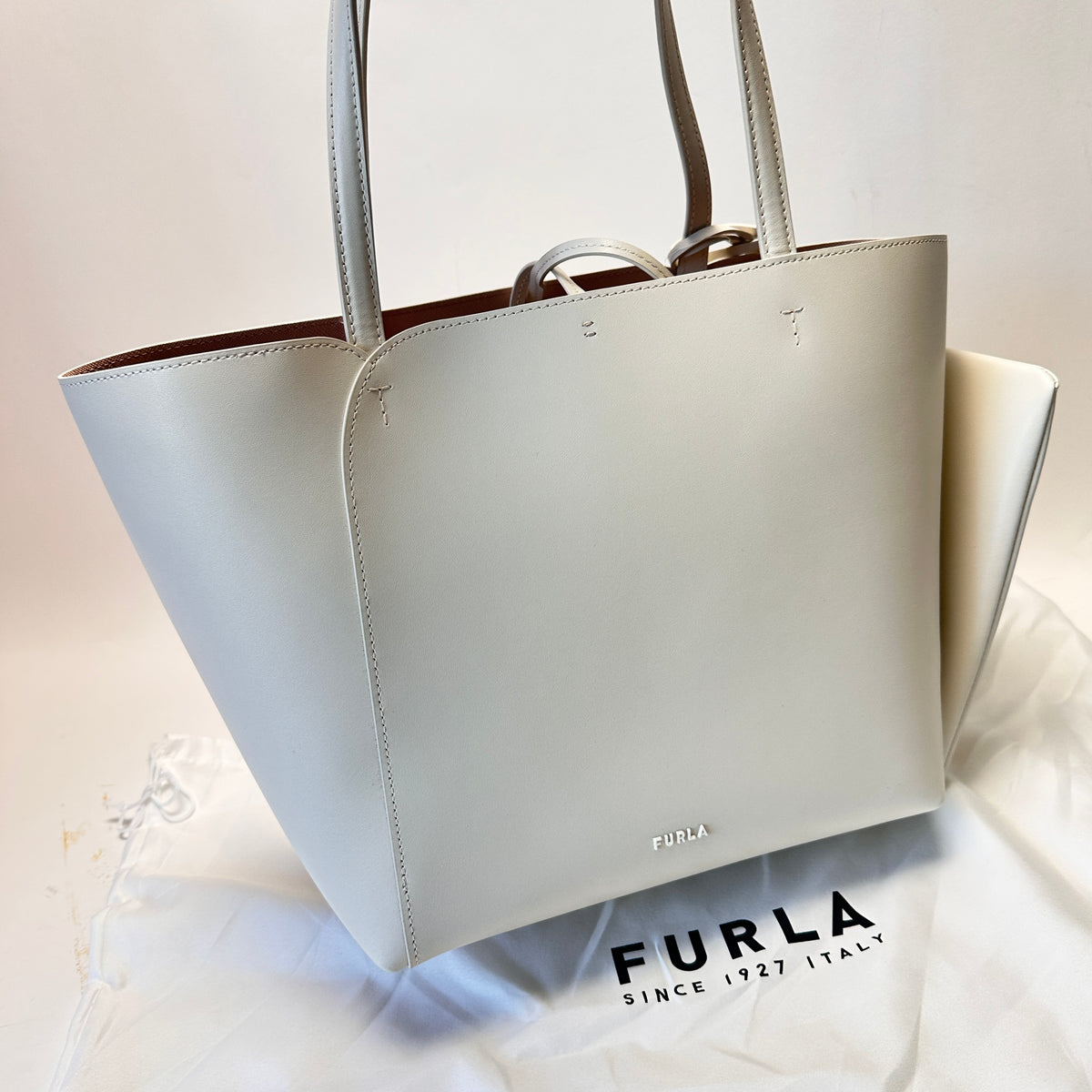 Mia Diva Shopper Bag - White