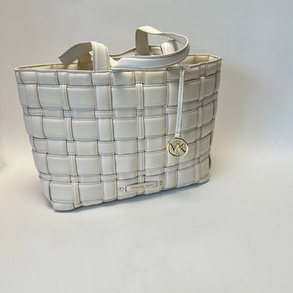 Ivy Shopper Tote - Light Cream/Gold