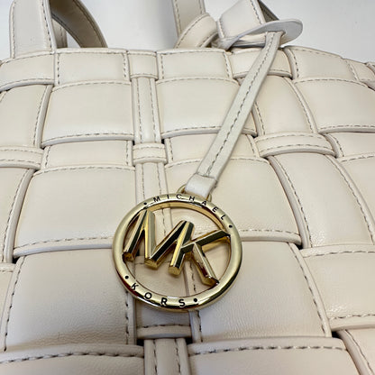 Ivy Shopper Tote - Light Cream/Gold