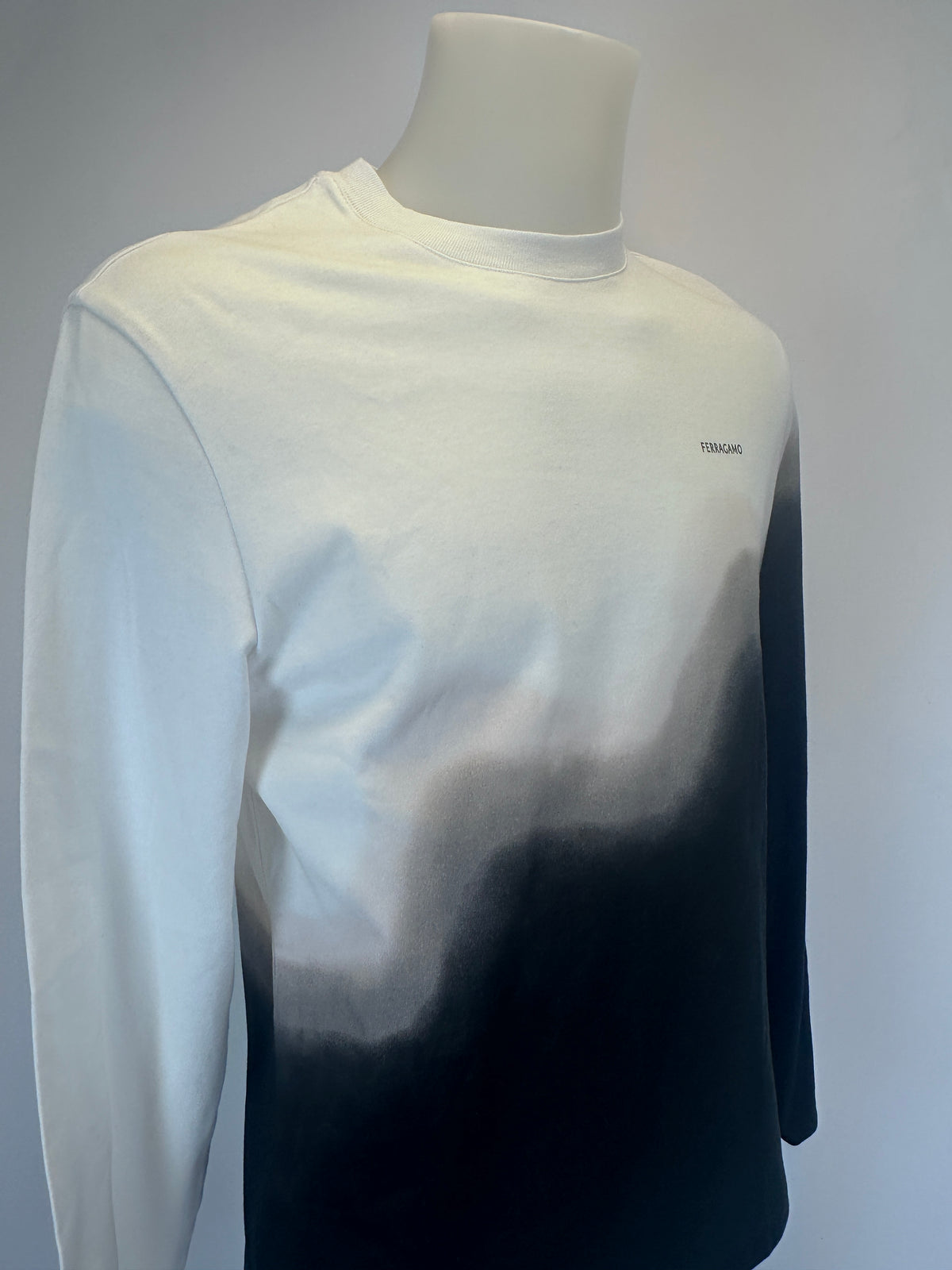 Sweater Diffusion White Black - S