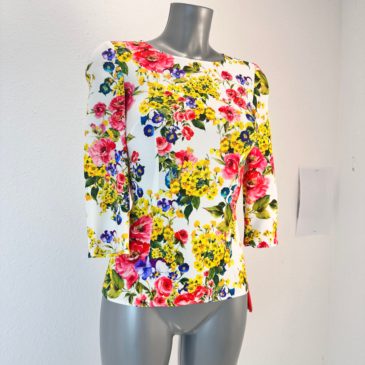 Floral Print Blouse - White/Multi - IT 38