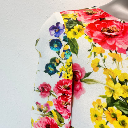 Floral Print Blouse - White/Multi - IT 38