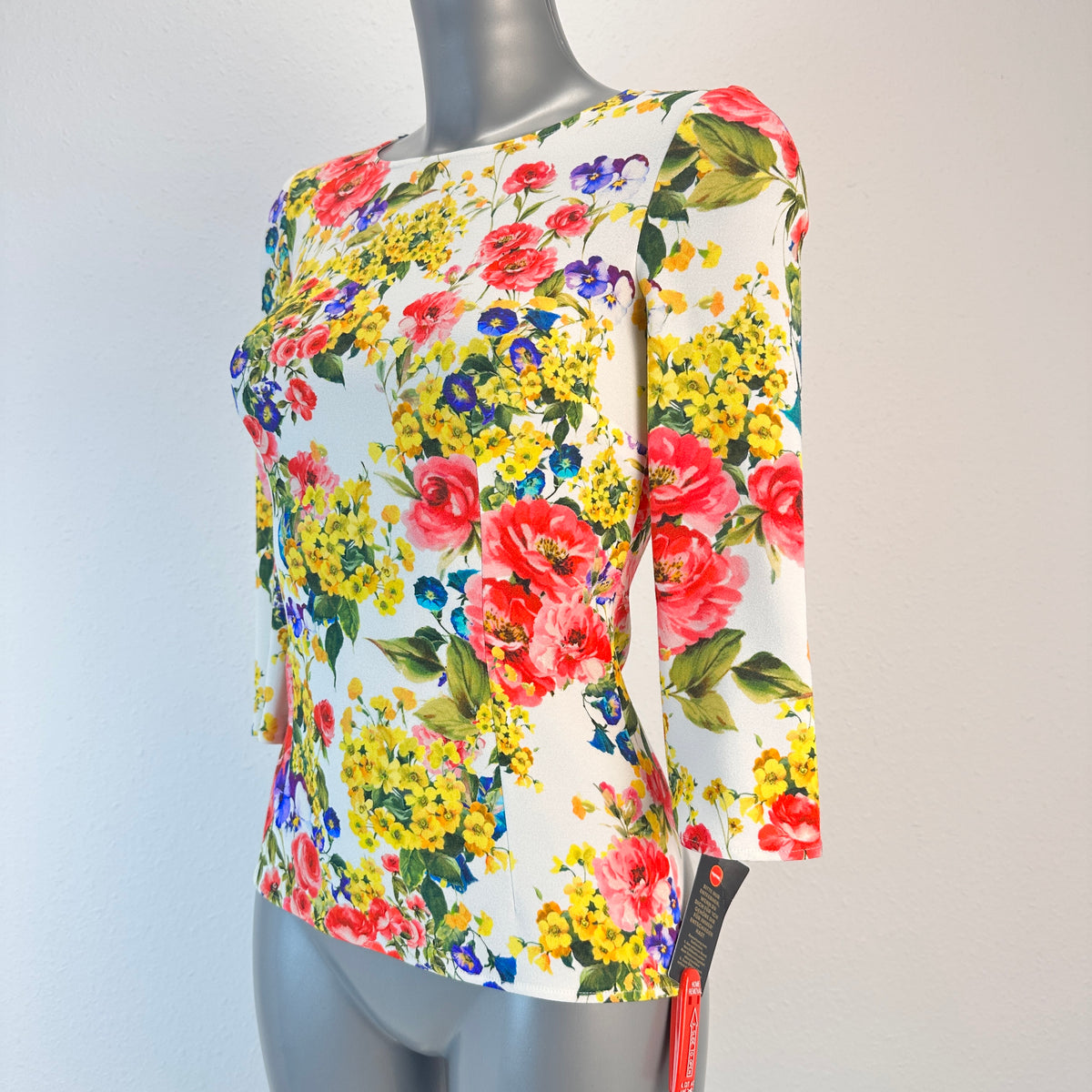 Floral Print Blouse - White/Multi - IT 38