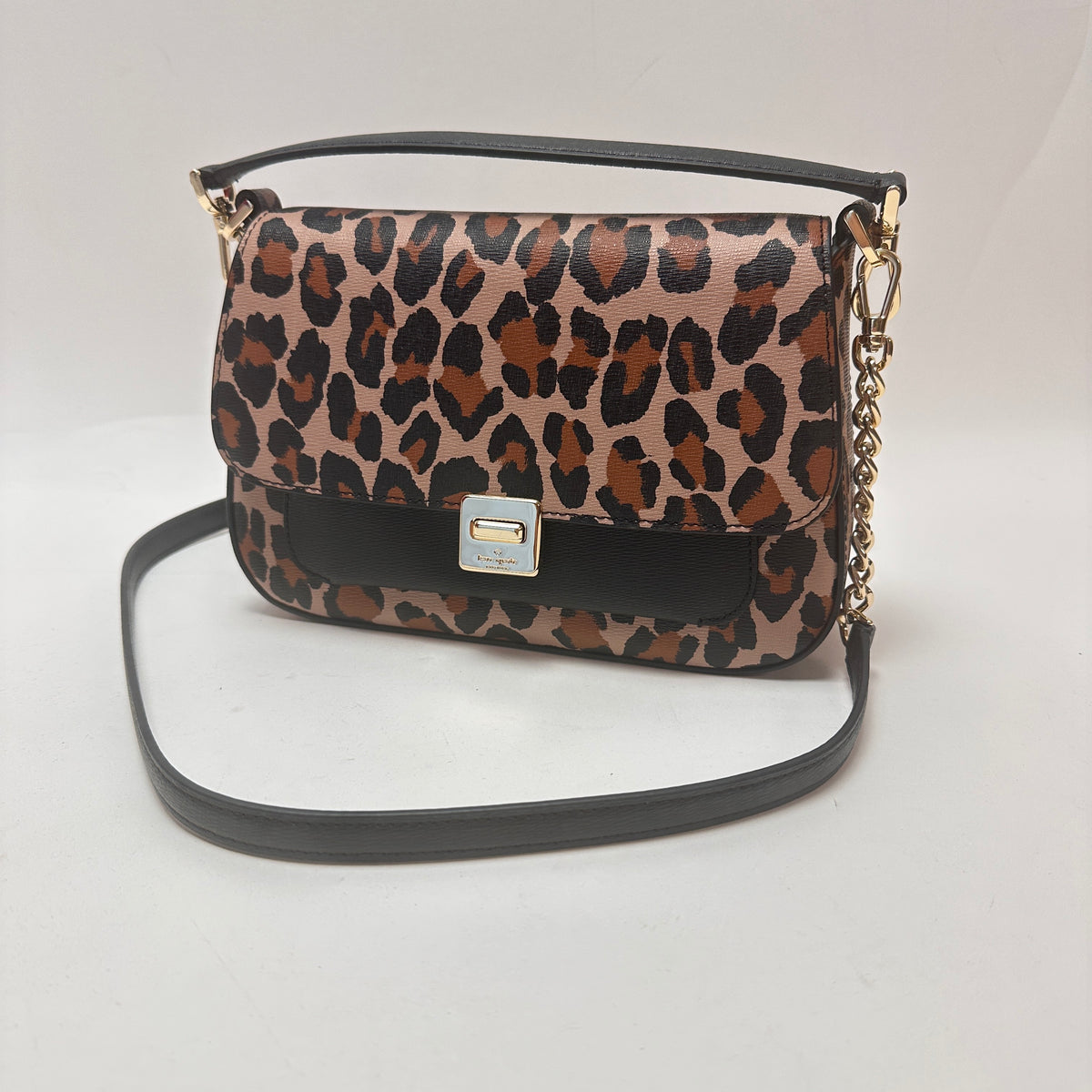 Phoebe Flap Crossbody spotted leopard