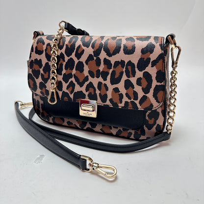 Phoebe Flap Crossbody spotted leopard