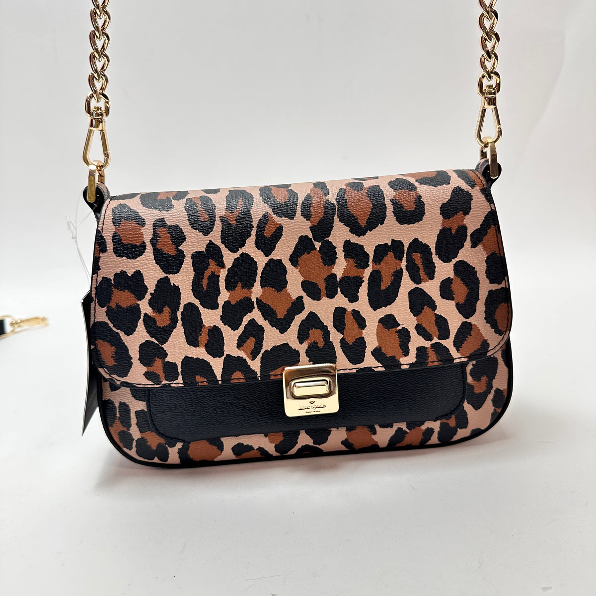 Phoebe Flap Crossbody spotted leopard