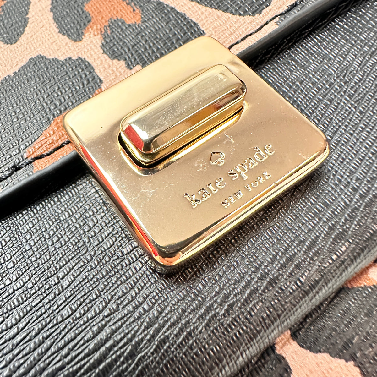 Phoebe Flap Crossbody spotted leopard