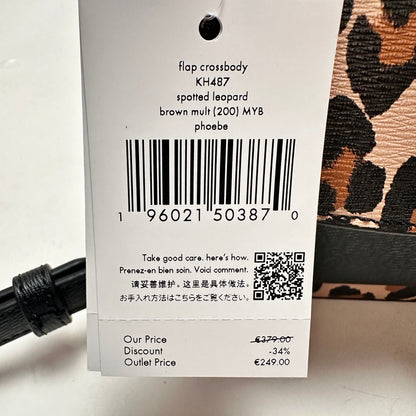 Phoebe Flap Crossbody spotted leopard